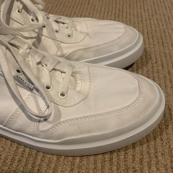 Cole Haan Grandpro Rally White Canvas Mens 10.5 M Shoes - Picture 2 of 9